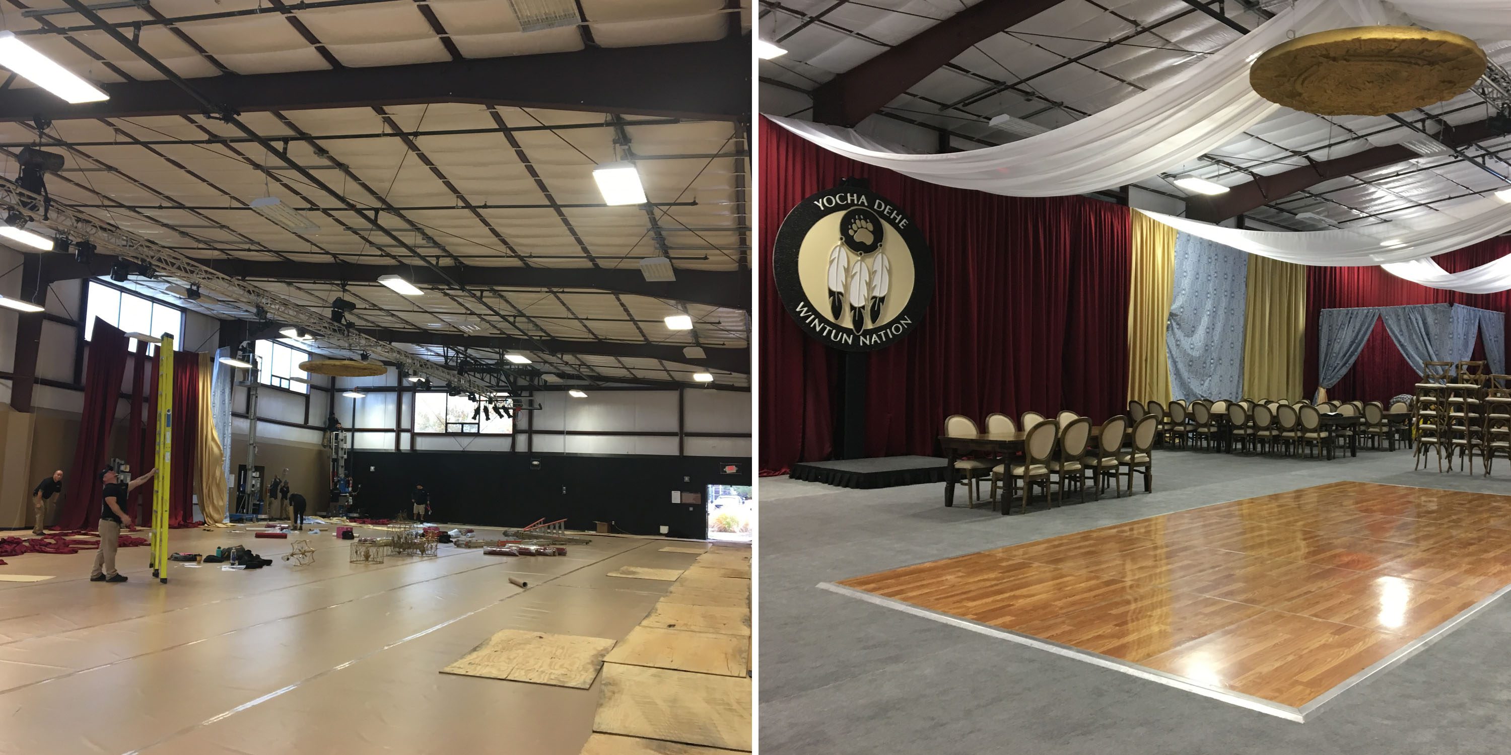 How To Transform A Gymnasium Into A Beautiful Event Venue